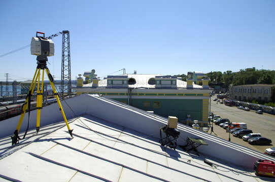 Laser scaning for an aged or  ancient buildings for high accuracy reconstruction