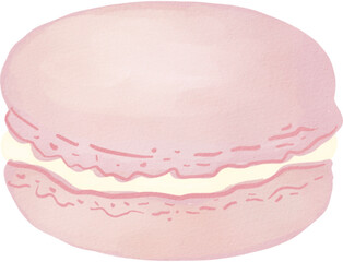 Macaron watercolor png