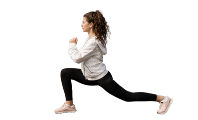 Workout squats woman clothing fitness sports , transparent background, isolated.