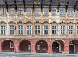 Fototapeta na wymiar Old and Unique Architecture in Prague, Czech.