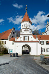 Entry of the benedictine baroque monastery, Bad Schussenried, Germany