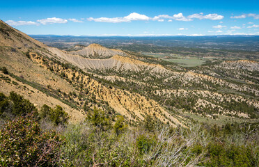 Fototapeta na wymiar Overlook at Mesa Verde National Park