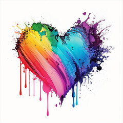Rainbow Watercolor Splash Effect