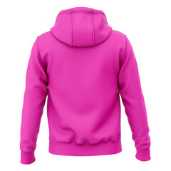 With just a few clicks, you can visualize your designs in Back View Perfect Hoodie Mockup In Rose Pink Color..