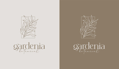 Leaf Flower Tree monoline. Universal creative premium symbol. Vector sign icon logo template. Vector illustration