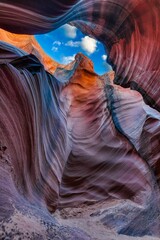 Majestic Arizona landscape featuring the picturesque rock formation of Antelope Canyon