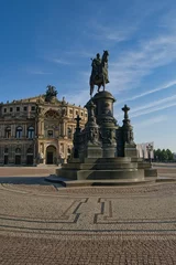 Fotobehang Historisch monument semper opera in dresden (germany)