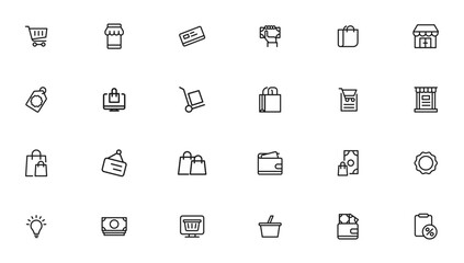 e-Commerce and shopping icons