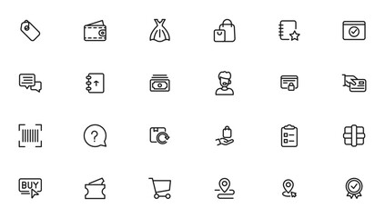 e-Commerce and shopping icons