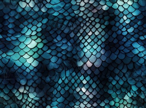 Snake skin seamless pattern. Reptile seamless texture. Animal print. created with Generative AI technology