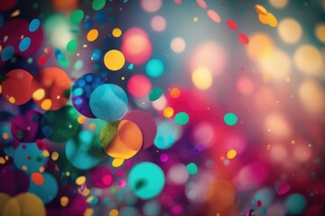 Abstract colorful bokeh background. Christmas and New Year concept