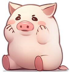 귀여운 아기 돼지