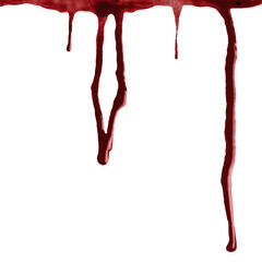 Blood drops cut out