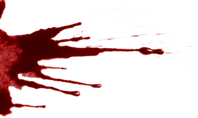 Blood drops cut out