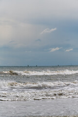 Meerblick mit Wolkenhimmel