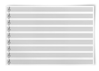 Blank Music sheet - 593940120