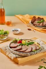 Chinese stewed beef, a common dish on the Chinese table