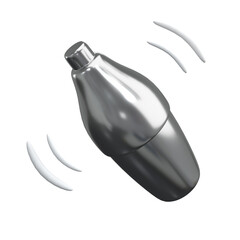 3d minimal rendering icon shaker