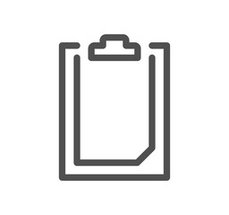 Contact related icon outline and linear symbol.	
