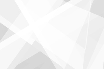 Obraz premium White Geometric Shape Pattern. Abstract Background. Technology Banner Wallpaper. Vector