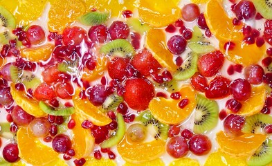 fruit cake as background for artists