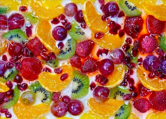 fruit cake as background for artists