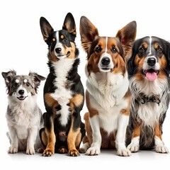 A Common Bond: Dogs of Various Breeds Find Friendship