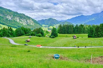 Mountain Scenery in the Allgaeu Alps