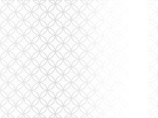 Fototapeta premium 高級感のある七宝柄のグラデーション背景 横位置 ホワイト