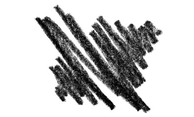 Grunge graphite pencil texture, cut out