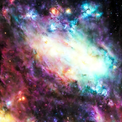 Fototapeta na wymiar Abstract galaxy space star nebula clouds background