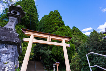 鳥居　日本最古の神社パワースポット幣立神宮（へいたてじんぐう）
Torii...