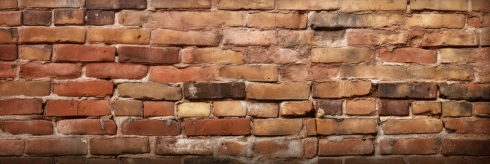 A brick wall background- Generative AI