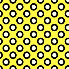 seamless pattern in black and yellow colors. geometric background.