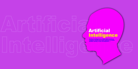 2d rendering Artificial Intelligence (AI) concept
