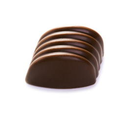 Chocolate candy on white background - 593955957