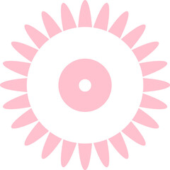 Round Flower Figure