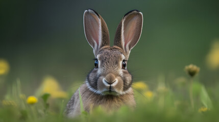 rabbit in a field