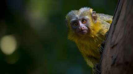 Fototapeta premium golden lion tamarin