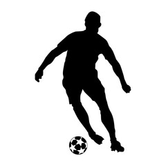 Football Man Silhouette