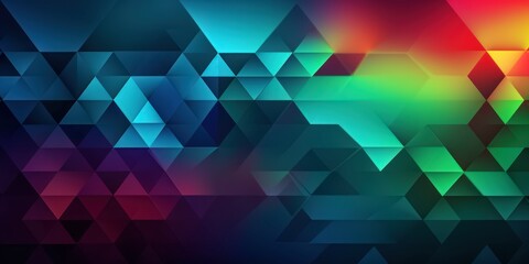 Obraz premium Colorful Minimalistic Geometric Wallpaper with Neon Gradients
