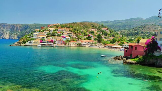 Asos town Kefalonia island Greece