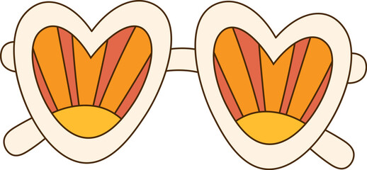 Heart Groovy Sunglasses