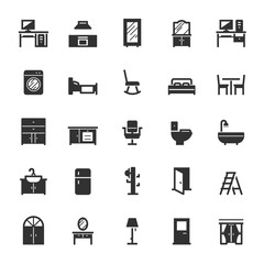 Icon set - Furniture and decor