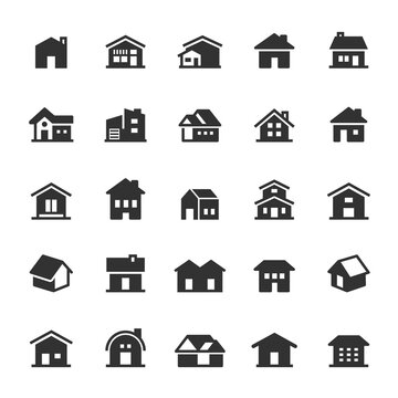 Icon set – Home and house