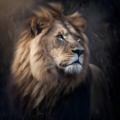 Lion In Nature High Detailed 1