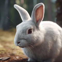 Obraz premium Rabbit Hyper Realistic Render 2