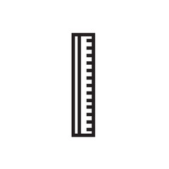 Factory Ruler Sewing Outline Icon