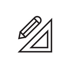 Furniture Tailor Ruler Outline Icon