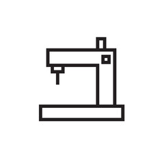 Garment Machine Sewing Outline Icon